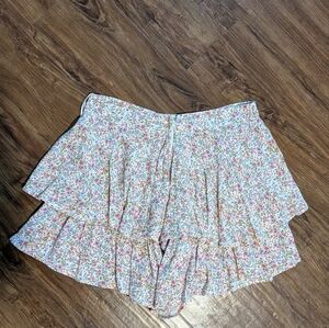 Altar'd State Floral Patterned Skirt